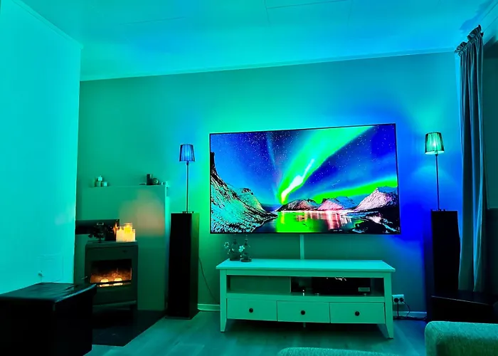 Northern Lights Apt Midtgaard Modern Premium 2Br, Kvaloya Tromso