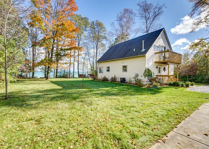Lake Huron Vacation Rental W/ Private Beach!