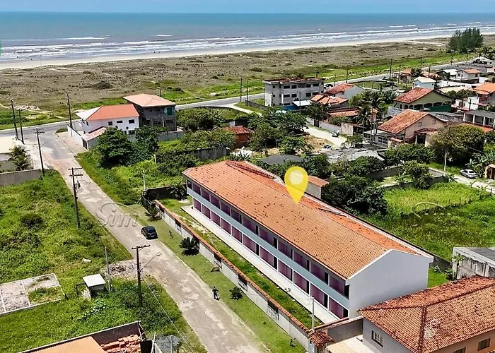 Apartamento Ilha Comprida à beira-mar térreo