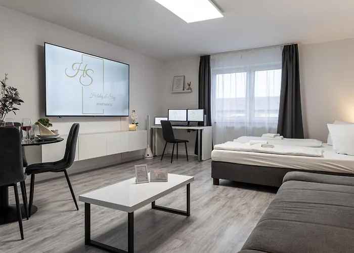 Holiday&Stay, Apartment Stay, Küche, 85Zoll TV, WLAN