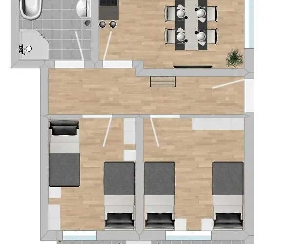 STB112 gemütliche Monteurwohnung