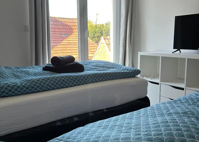 Ferienwohnung in Ahaus für 6 Gäste mit 2 Bädern und Loggia