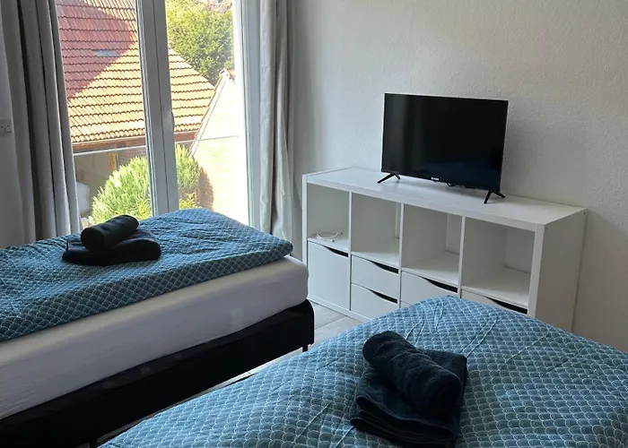 Ferienwohnung in Ahaus für 6 Gäste mit 2 Bädern und Loggia