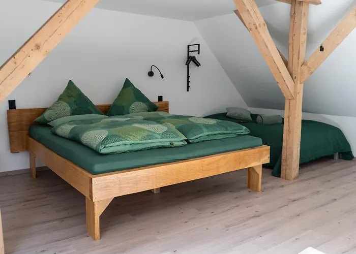 Kiefer -Ferienwohnung in Dötlingen mit Waldblick
