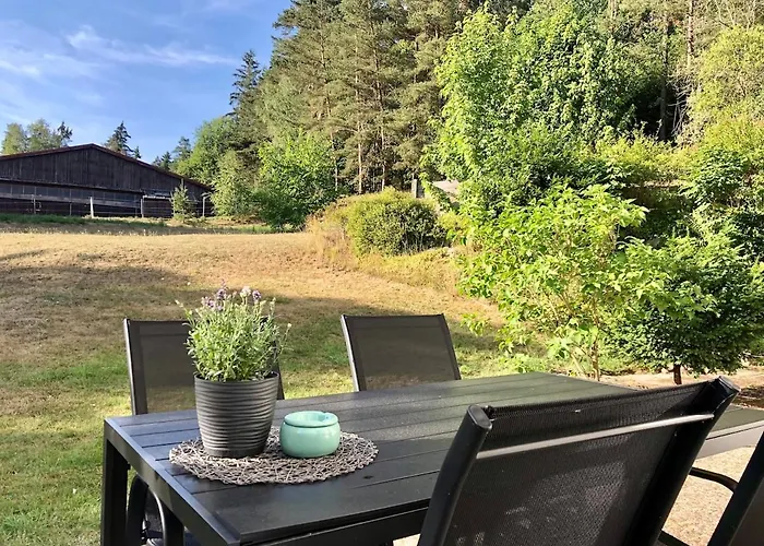 Idyllische Ferienwohnung bei Weißenstadt am See