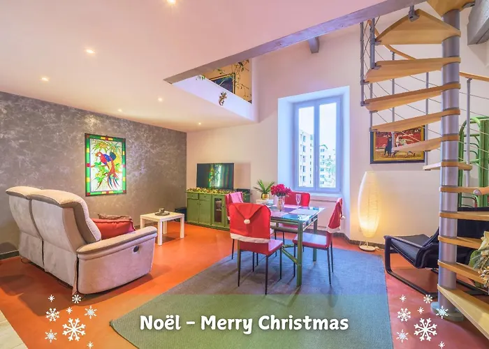 ღ LA CHARMERIE Duplex climatisé à 5min du Vieux Port