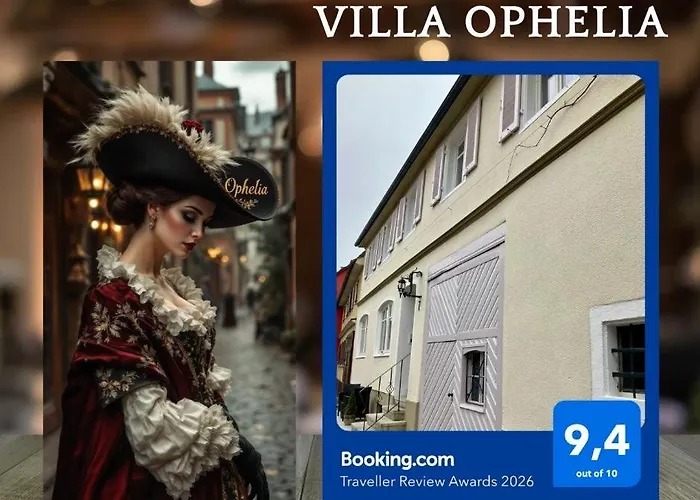 Barocke Stadtvilla Ophelia nahe Europapark 45qm 1,5 Zi Studio