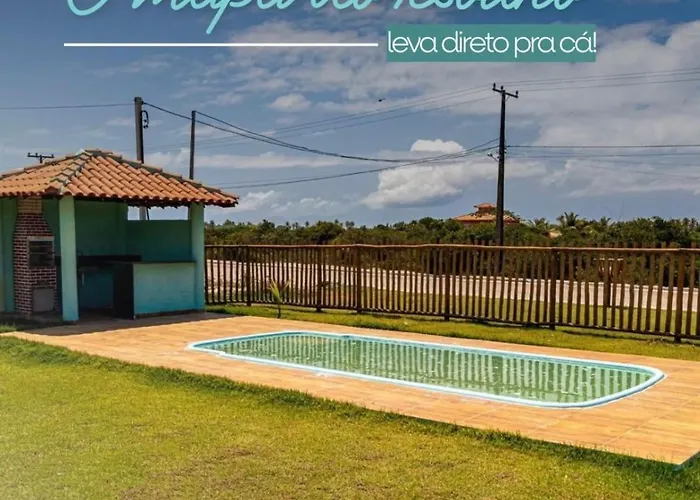 Village com piscina, lagoa e praia a 1 km