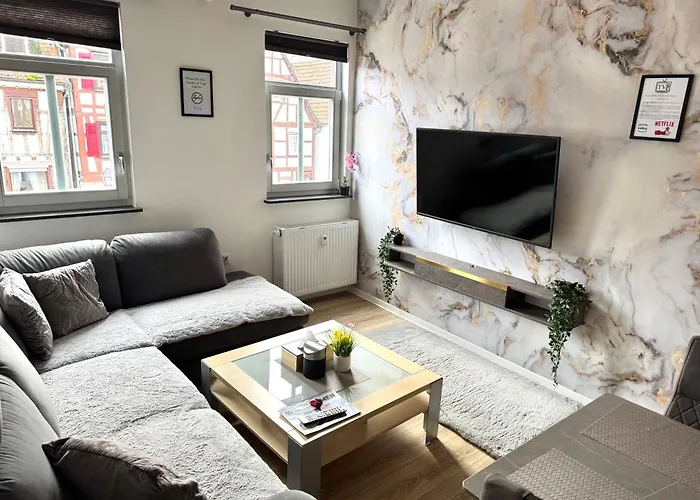 Best Central Apartment - Am Marktplatz - Up To 5 - Next To Frankfurt And Hanau - Coffee And Snacks - Netflix, Prime, Disney