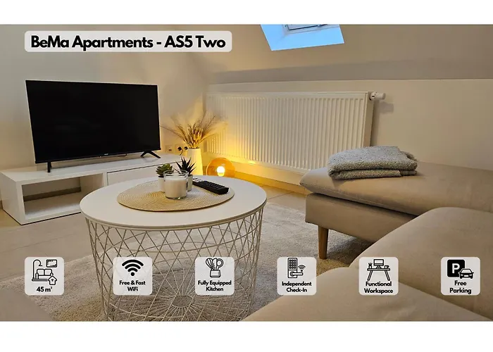 BeMa Apartments Hallstadt - ruhig, zentral, geräumig und in unmittelbarer Nähe zu Bamberg - AS5 Two