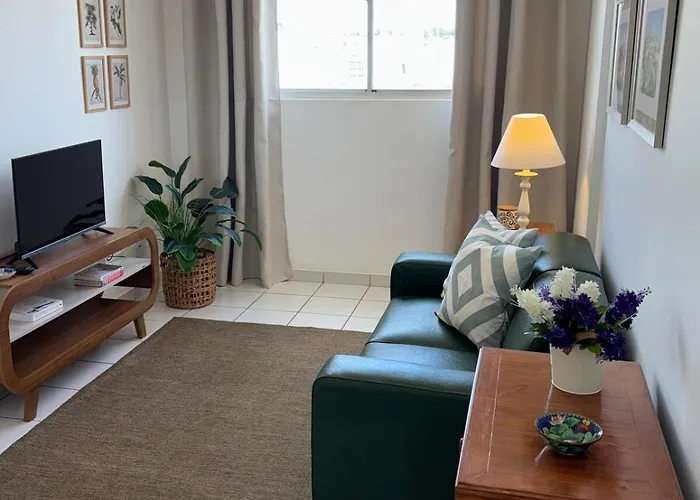 Apartamento no centro com ar-condicionado