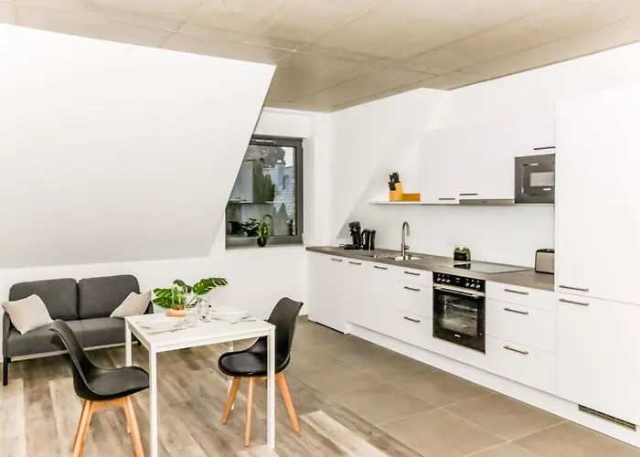 Stylish&Modern Monteur Studio near Kleve 2 Single Beds