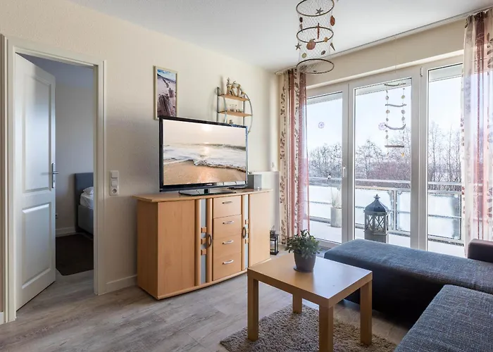 Wohlfuehl-Ferienwohnung In Strandnaehe Mit Grossem Sonnenbalkon Und Blick Ins Gruene