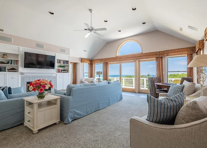 Terning Point - Corolla, Crown Point, Oceanfront, 20 Yds To Beach, Ocean View, Pool, Hot Tub, Pets Ok