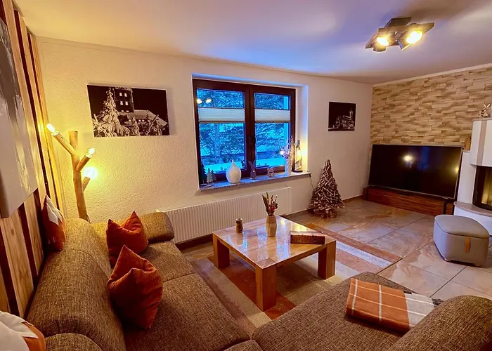 Ferienwohnung-direkt-am-Skihang mit Sauna