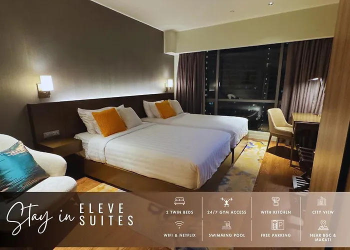 Eleve Suites Twin Suites At Novotel Hotel Residences At Acqua Near Bgc And Makati