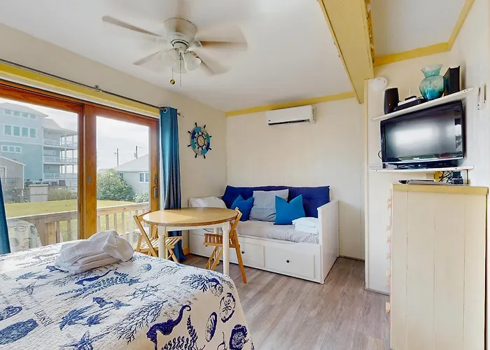 Haodc30 Romantic Hatteras Studio With Rooftop Ocean Views, Club Hatteras Access