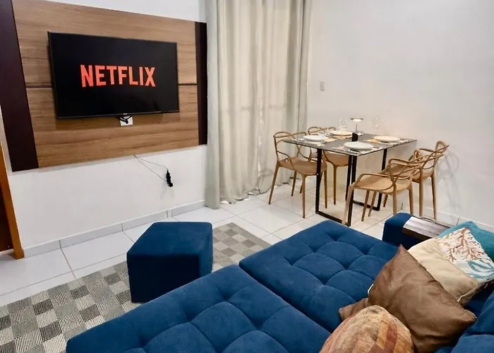 Apartamento completo e ótima localização