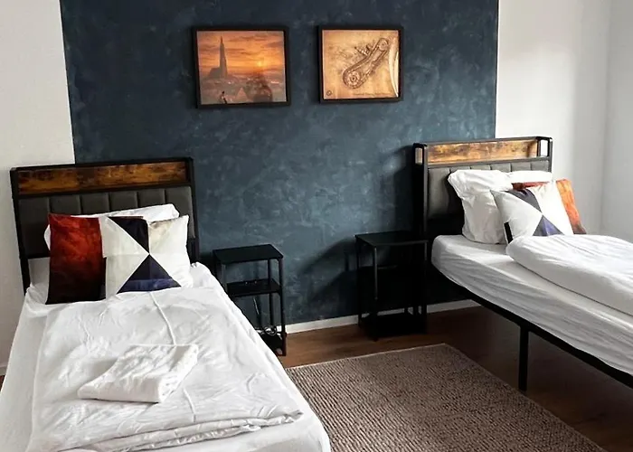 NoSpeedLimit-Design Apartment-100qm-bis zu 8 Personen-Parkpatz
