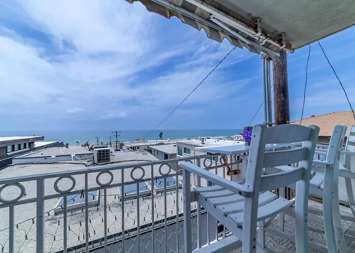 Ocean View Penthouse 2 Bdrm 2 Bath W Garage 2 Blocks To Sand