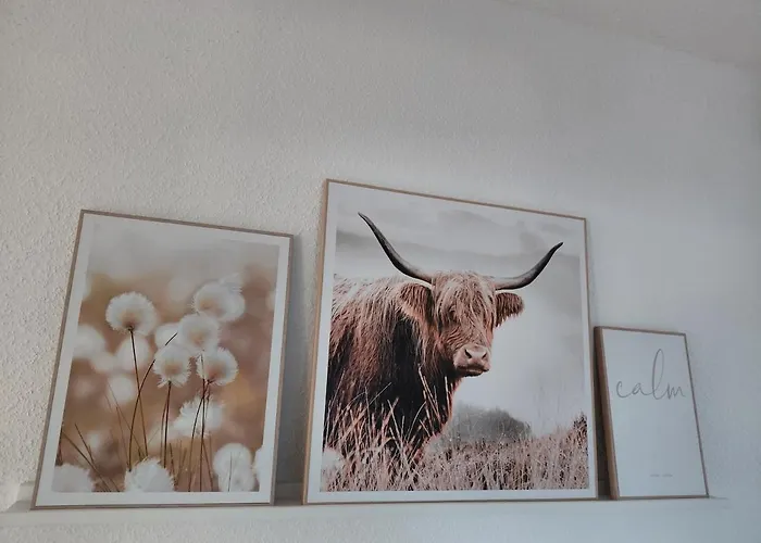 Gemütliche Wohnung mit Blick in die Wiesen
