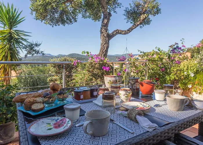 Bed and Breakfast Au Jardin Des Couleurs à Pierrefeu-du-Var