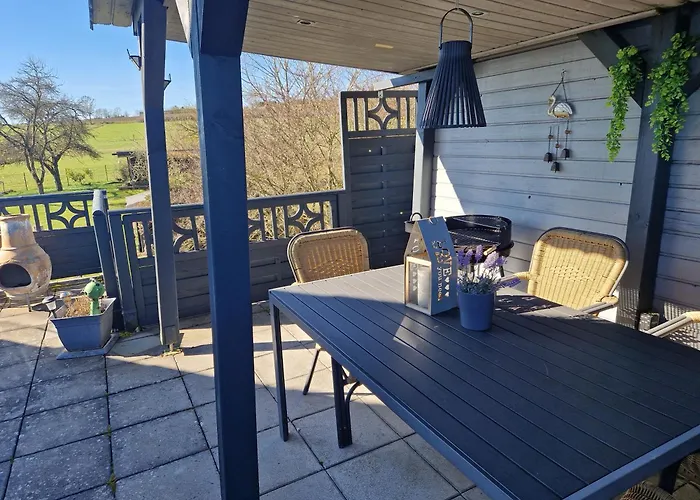 Ferienwohnung Parkblick Medebach mit wunderschöner 52QM Dachterasse nahe Center Parcs