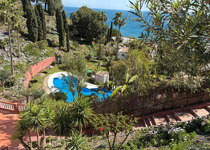 La Amapola, A Little Oasis With Sea View, Pool & Terrace In Nerja