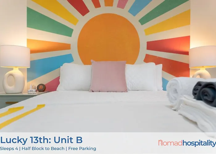 Be A Nomad Lovely 2Br 1Blk From The Ocean