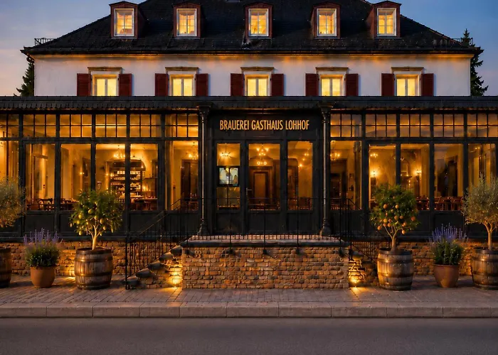 Brauerei Gasthaus Lohhof Im Muenchner Norden, Direkt An Der S1, Naehe Vom Flughafen, Zentrum, A92, Allianz Arena, Ruderregatta Und Schiessanlage G- Hochbrueck Entfernt, Internationale Kueche