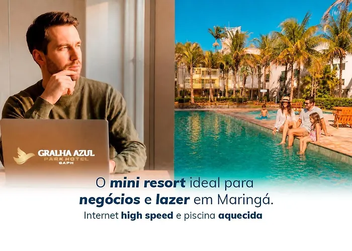 Hotel Gaph Maringa - Economico Mini Resort - Urbano - Corporativo