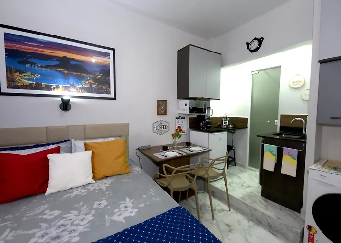 Apartamento Tipo Studio Com Uma Linda Sacada