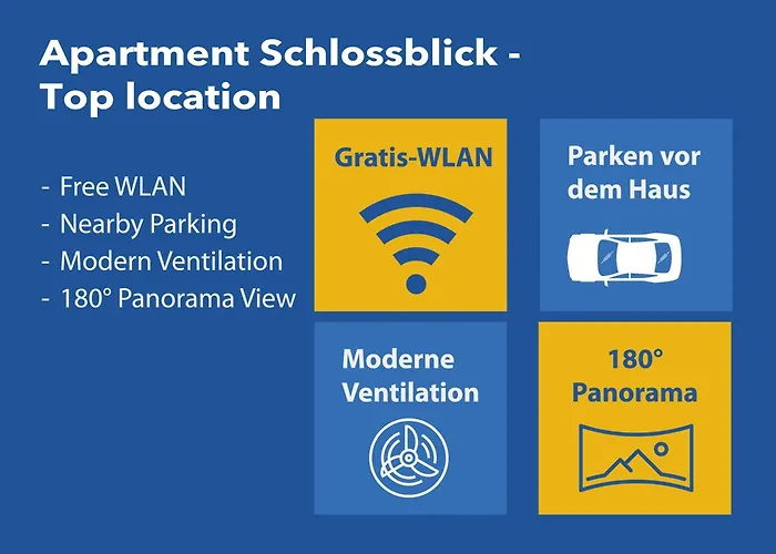 Apartment Schlossblick - Top location
