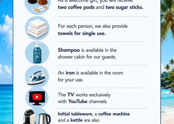 Smart Deluxe StudioN6 private Kitchenette Bathroom to Beach 200m Marina Port 900m