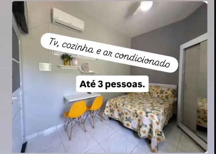 Nº 01 Mini Apart 5 min Centro cozinha e garagem