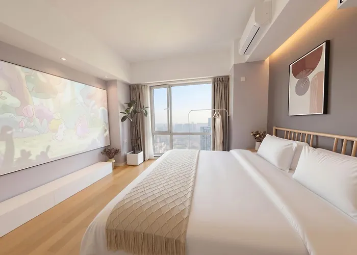 Shanghai Suju Service Apartment Pudong Wanda Plaza Zhoupu Subway Station Branch