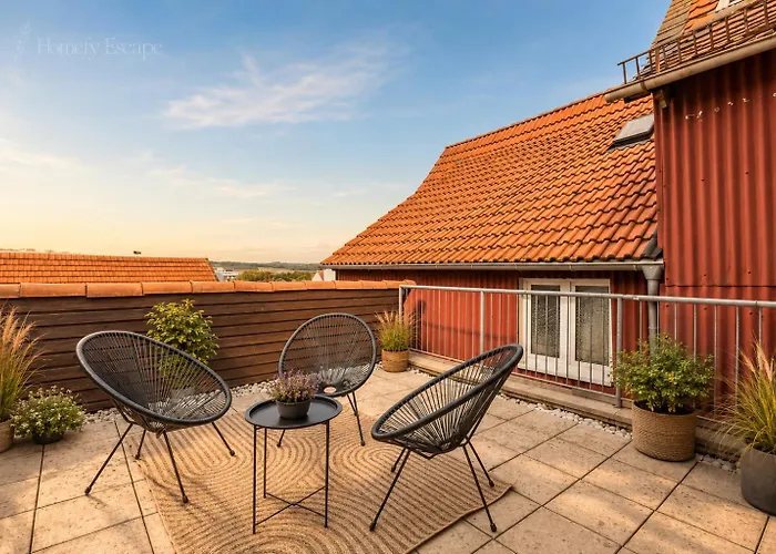 Moderne Maisonette-Wohnung in Friedberg nahe Frankfurt, Balkon, Zentral, Voll ausgestattet