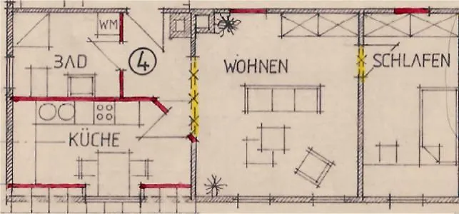 Mitarbeiterwohnung nahe Saaleck Kaserne