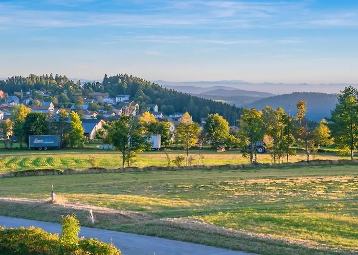 Stilvolle Wohnung im Gästehaus Wistlberg mit eigener Sauna und traumhaftem Weitblick mitten im Nationalpark