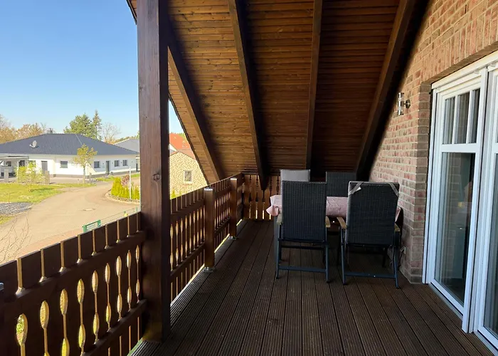 Ferienwohnung am Arendsee mit Balkon Seenähe sehr ruhige Lage