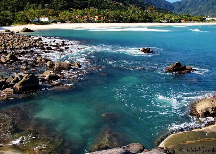 Flat Praia de Maresias - Exclusivo a 150m da praia - Cond Sun House