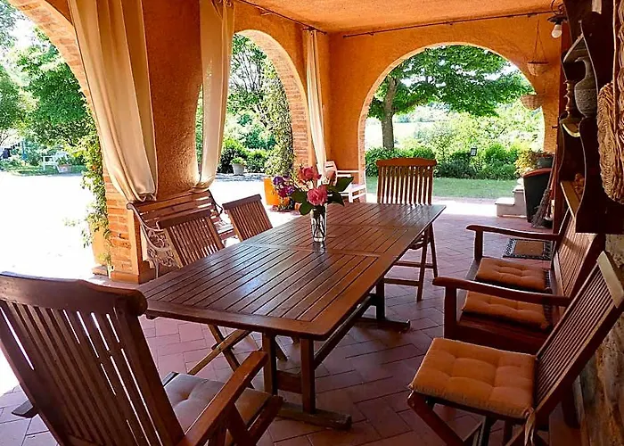 Panoramic Farmvilla In Tuscany