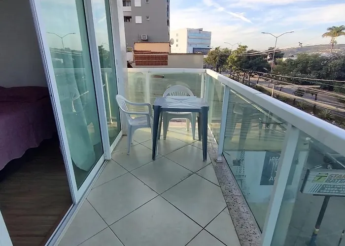 Lagoa Flats com Super Varanda - 14km do aeroporto internacional deconfins