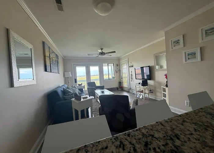 Condo Water View Folly Beach - Charleston Exotic Getaway