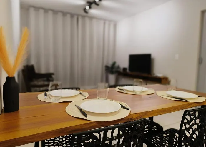 Apartamento 11 - 2 Quartos com AC e cama de casal