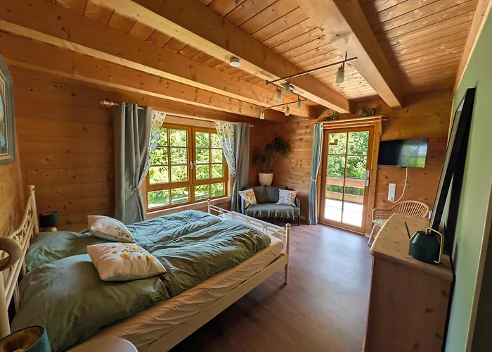 FeWo Aus'm Garten im Holzblockhaus nähe Aachen