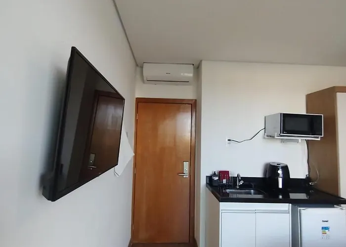 Lagoa Flats com Super Varanda - 14km do aeroporto internacional deconfins