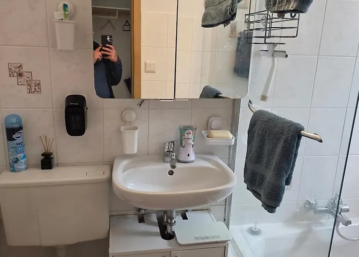 Komfort-Ferienwohnung nahe Sylt, Parkplatz, Fitness