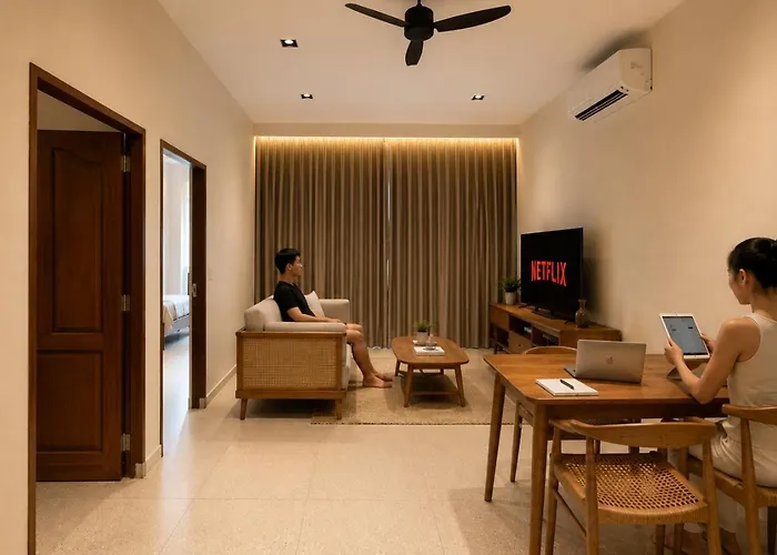 Node Studio Suite Modern Co-Living Near Airport 10Minute