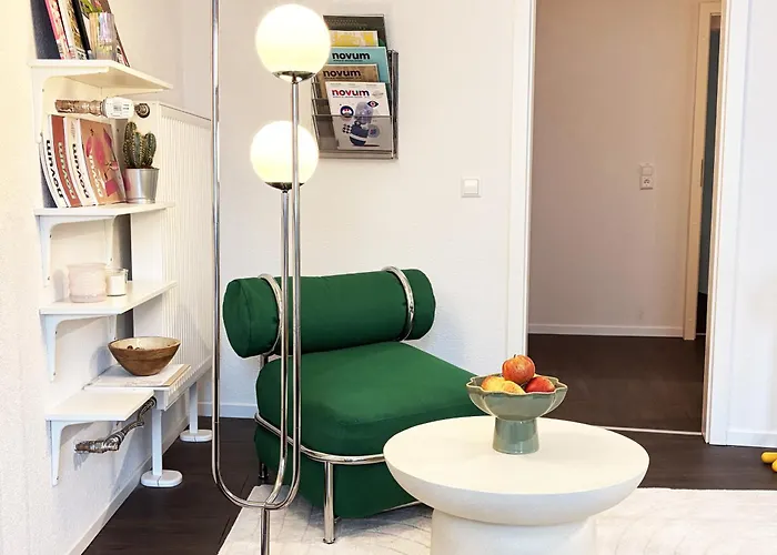 Stylisches 2 Zimmer Designer City-Apartment Hockenheim nahe Hockenheimring bis 4 Gäste